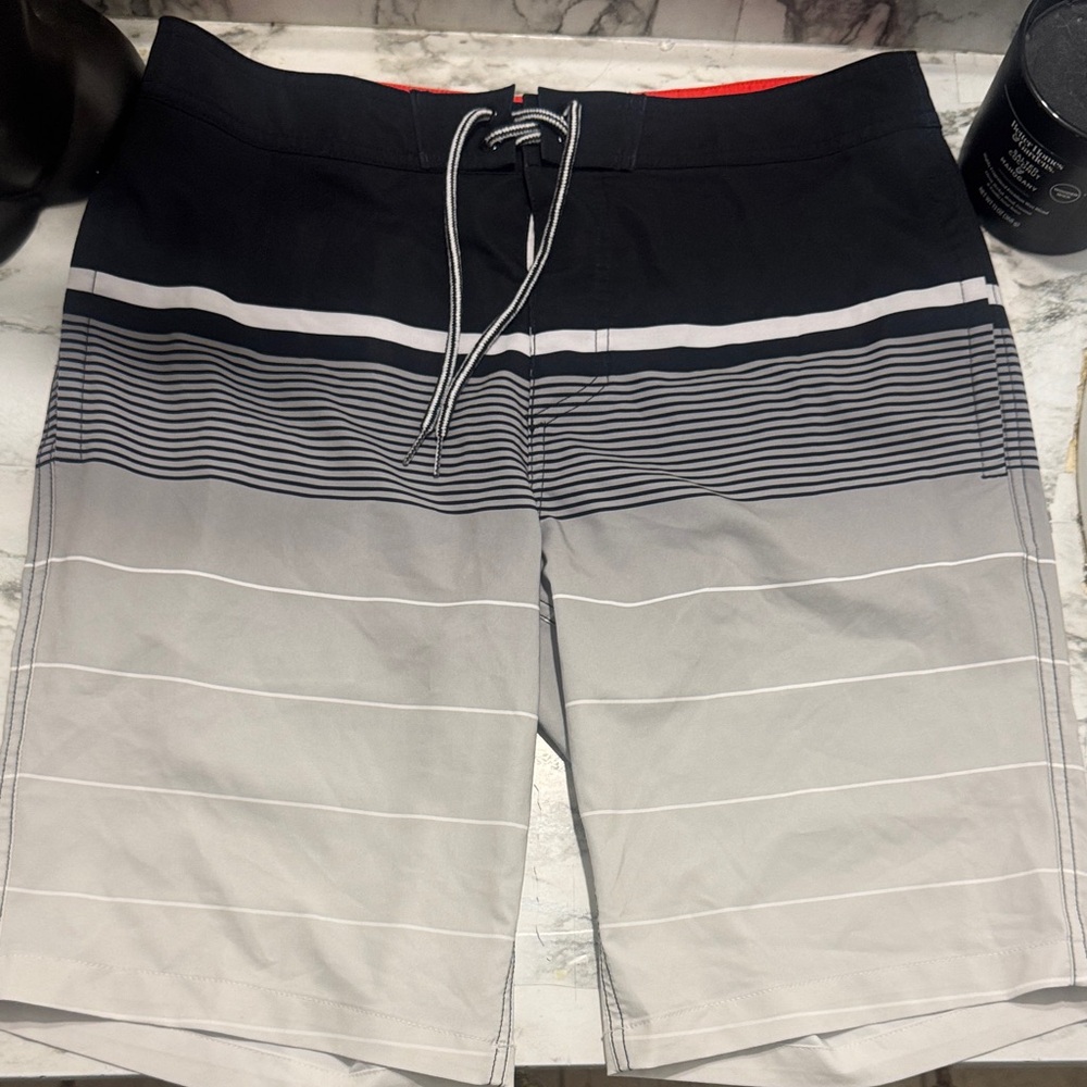 Goodfellow & Co Black and Gray Board Shorts
